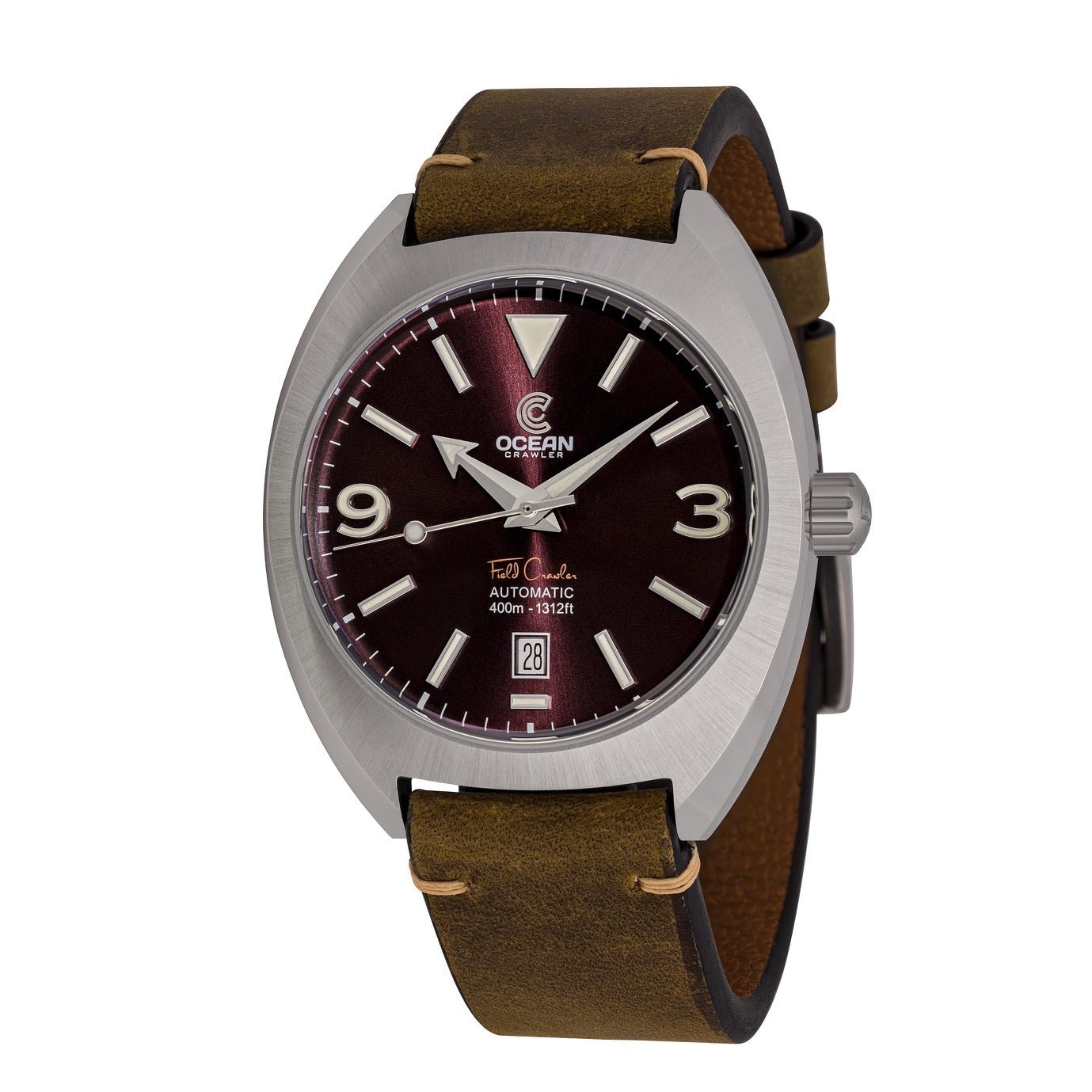 Field Crawler - Crimson Abyss - 3 Straps Included! - Preorder - Ocean Crawler Watch Co.