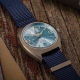 Field Crawler - Icebreaker Blue - 3 Straps Included! - Preorder - Ocean Crawler Watch Co.