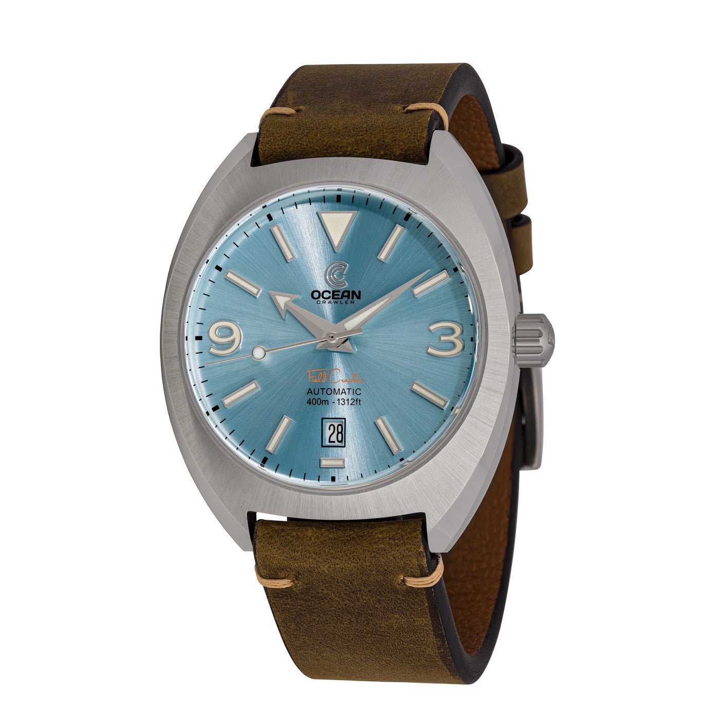 Field Crawler - Icebreaker Blue - 3 Straps Included! - Preorder - Ocean Crawler Watch Co.