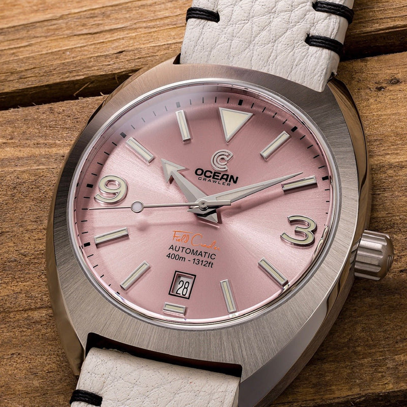Field Crawler - Pink - Preorder - Ocean Crawler Watch Co.