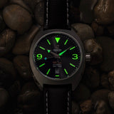 Field Crawler - Rhodium Specter - 3 Straps Included! - Preorder - Ocean Crawler Watch Co.