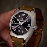 Field Crawler - Rhodium Specter - 3 Straps Included! - Preorder - Ocean Crawler Watch Co.