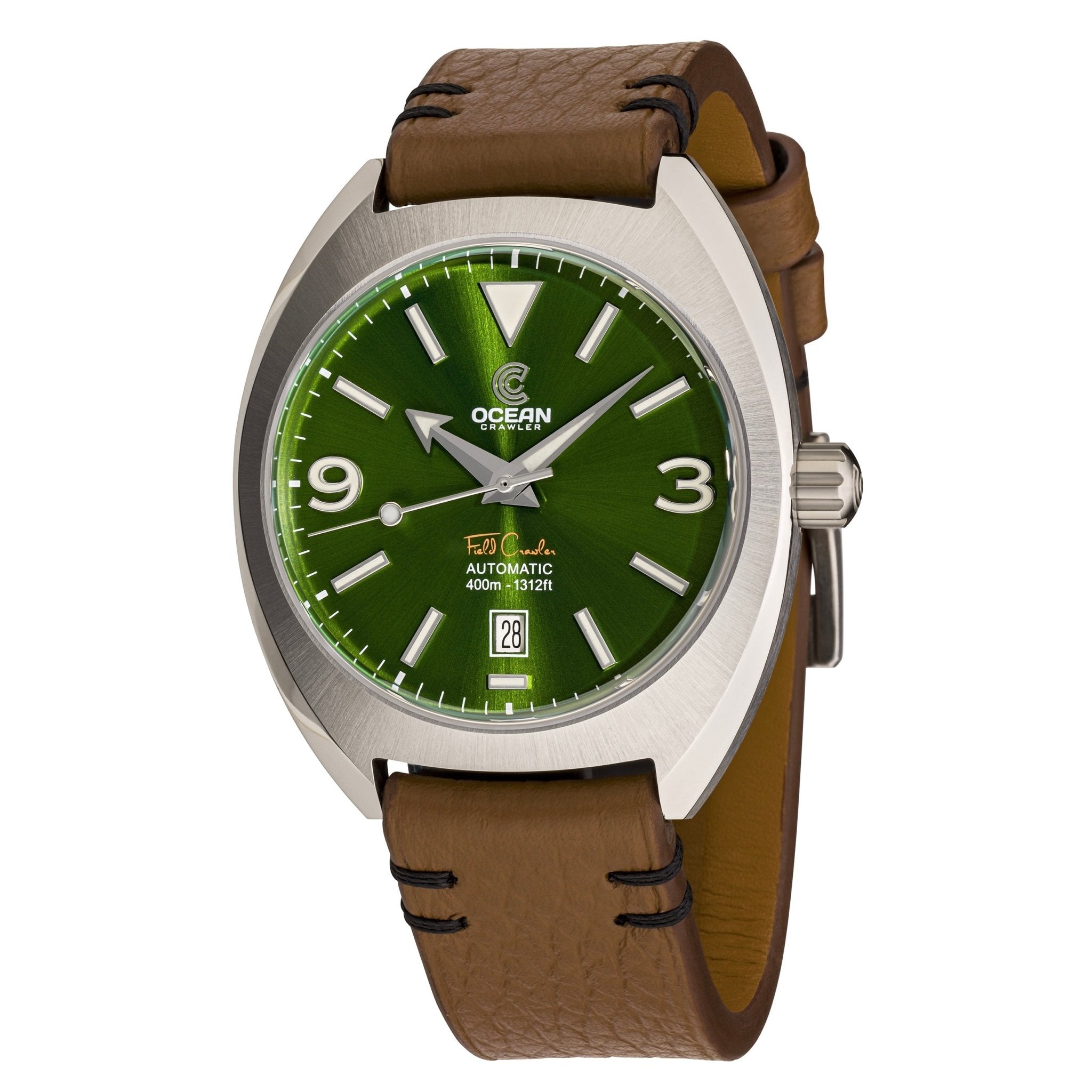 Field Crawler - Sunburst Green - Preorder - Ocean Crawler Watch Co.