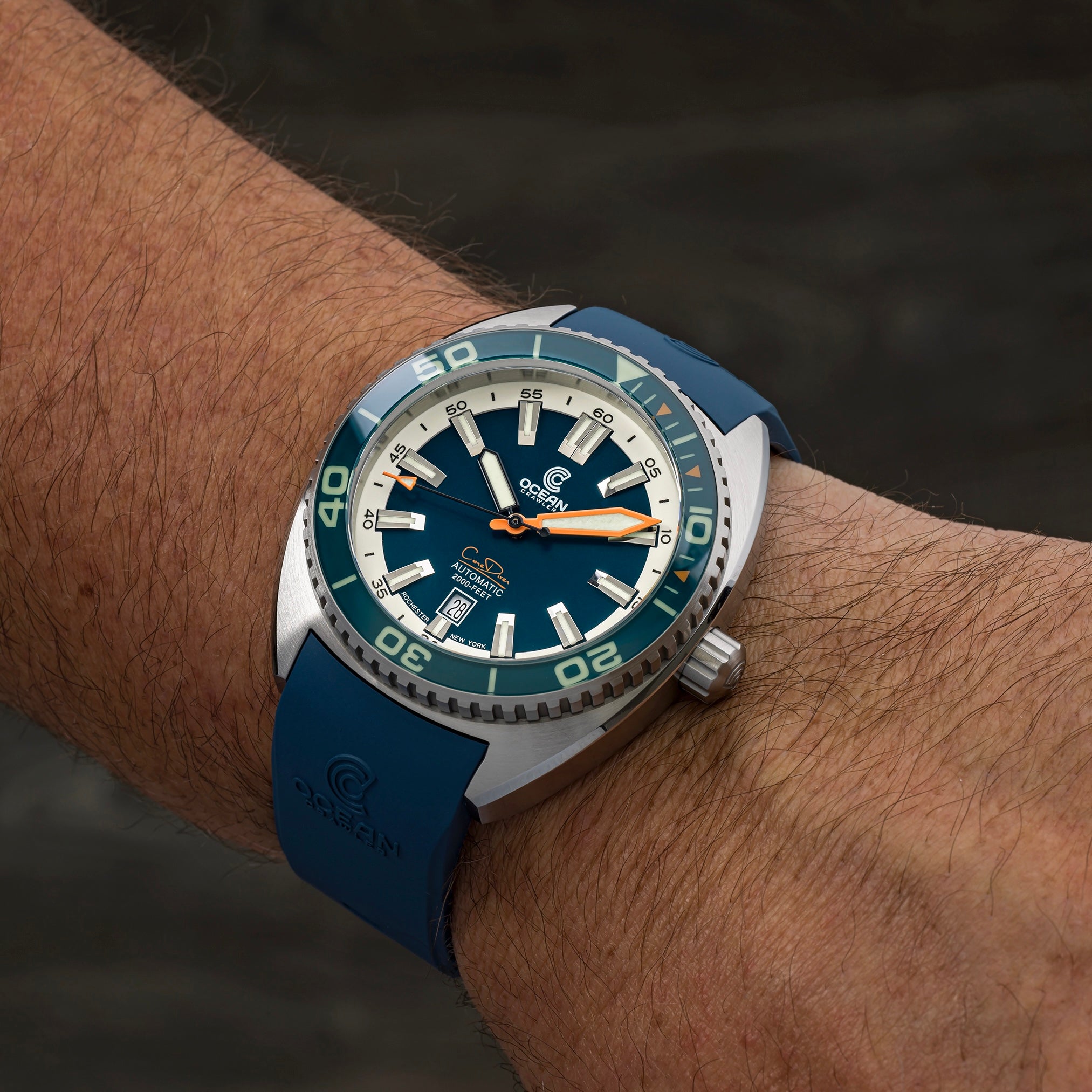 オーシャンブルードルフィン輝く未来へオルゴブレスレット Core Diver Spring 2024 Turtle Blue | Ocean Crawler – Ocean Crawler