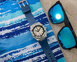 Ocean Crawler Bolt - LumeWave Edition - Blue - Ocean Crawler Watch Co.