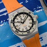 Ocean Crawler Bolt - LumeWave Edition - Orange - Ocean Crawler Watch Co.