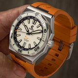 Ocean Crawler Bolt - LumeWave Edition - Orange - Ocean Crawler Watch Co.