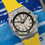 Ocean Crawler Bolt - LumeWave Edition - Yellow - Ocean Crawler Watch Co.