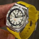 Ocean Crawler Bolt - LumeWave Edition - Yellow - Ocean Crawler Watch Co.