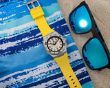 Ocean Crawler Bolt - LumeWave Edition - Yellow - Ocean Crawler Watch Co.