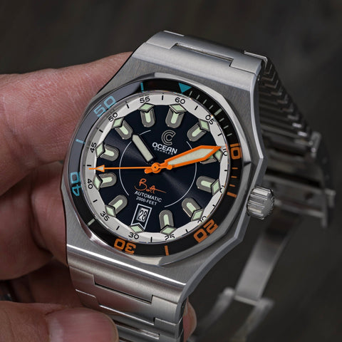 Ocean Crawler Bolt - Prototype - Black - Ocean Crawler Watch Co.