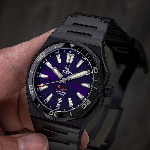Ocean Crawler Bolt - Prototype - Purple DLC - Ocean Crawler Watch Co.