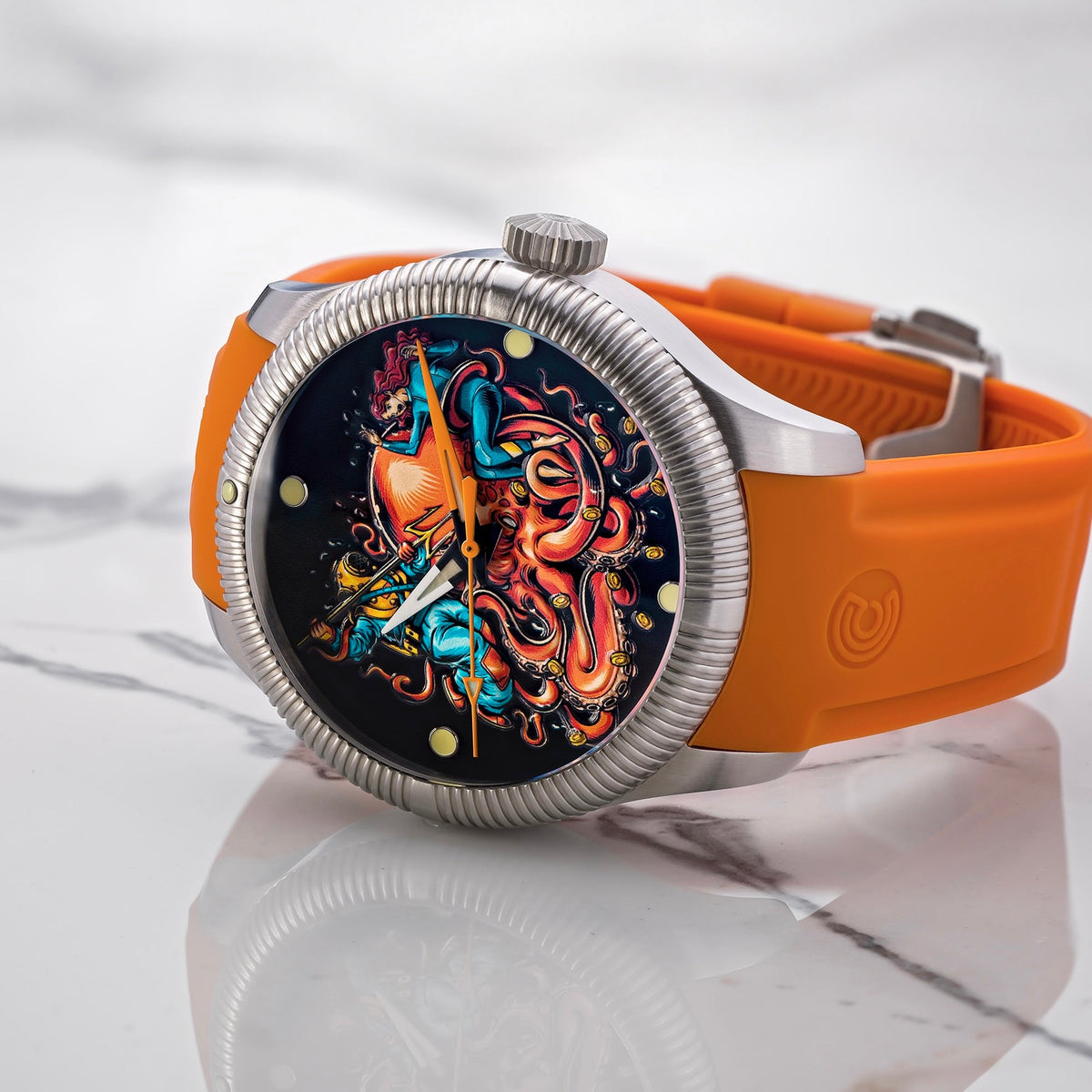 Ceramic-Enamel Dial - Abyssal Duel