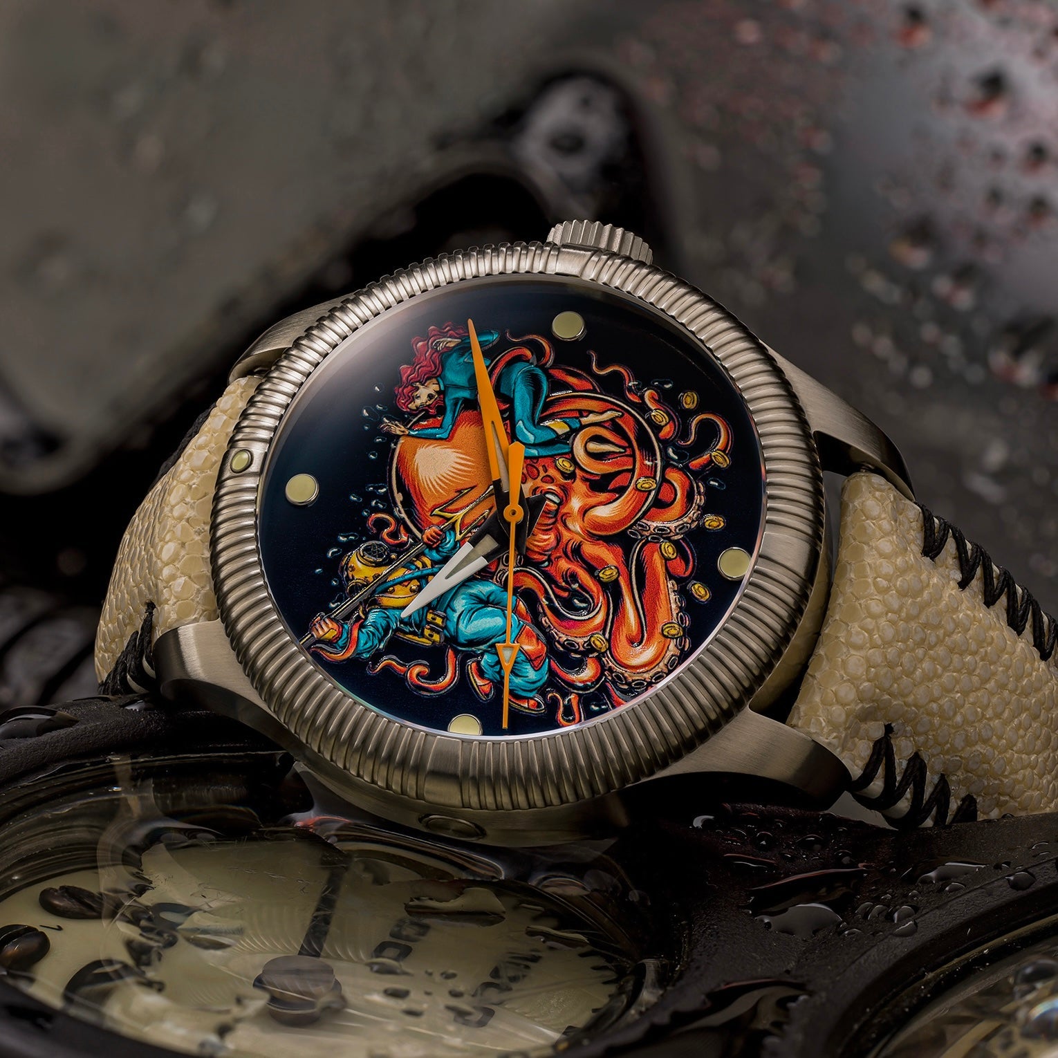 Ceramic-Enamel Dial - Abyssal Duel