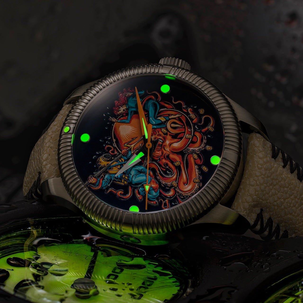 Ceramic-Enamel Dial - Abyssal Duel
