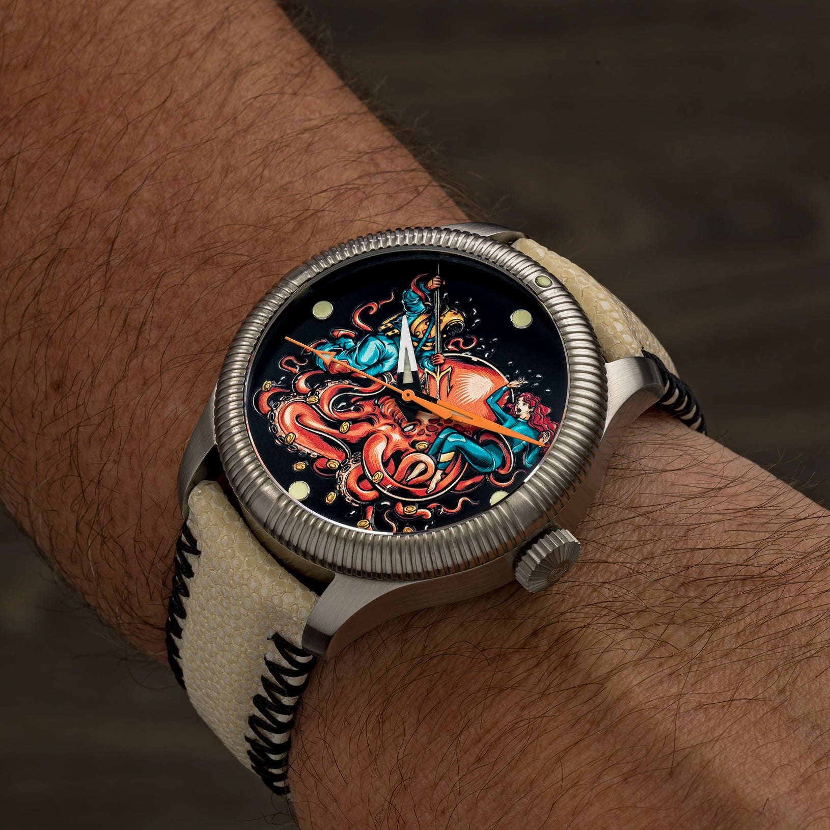 Ceramic-Enamel Dial - Abyssal Duel