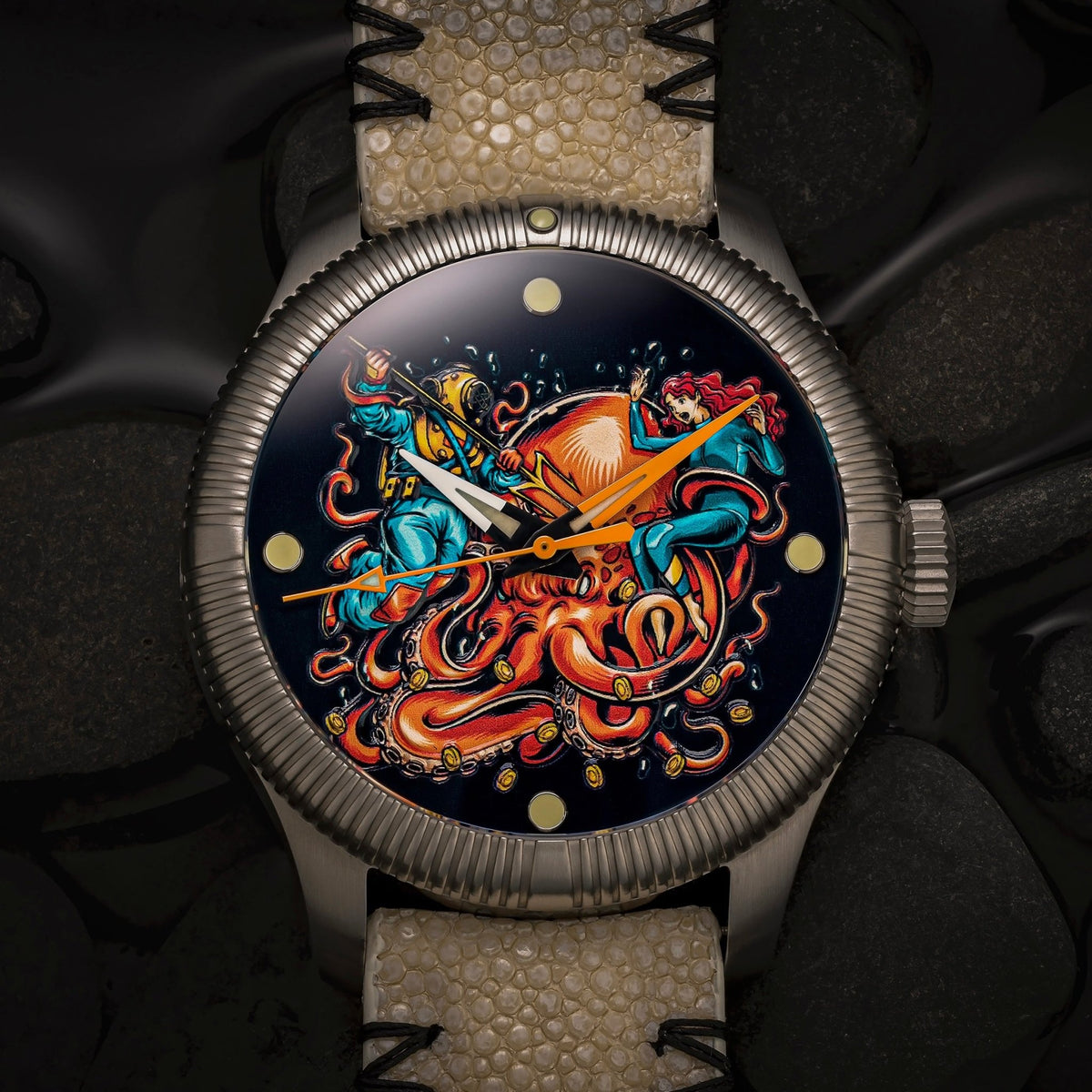 Ceramic-Enamel Dial - Abyssal Duel