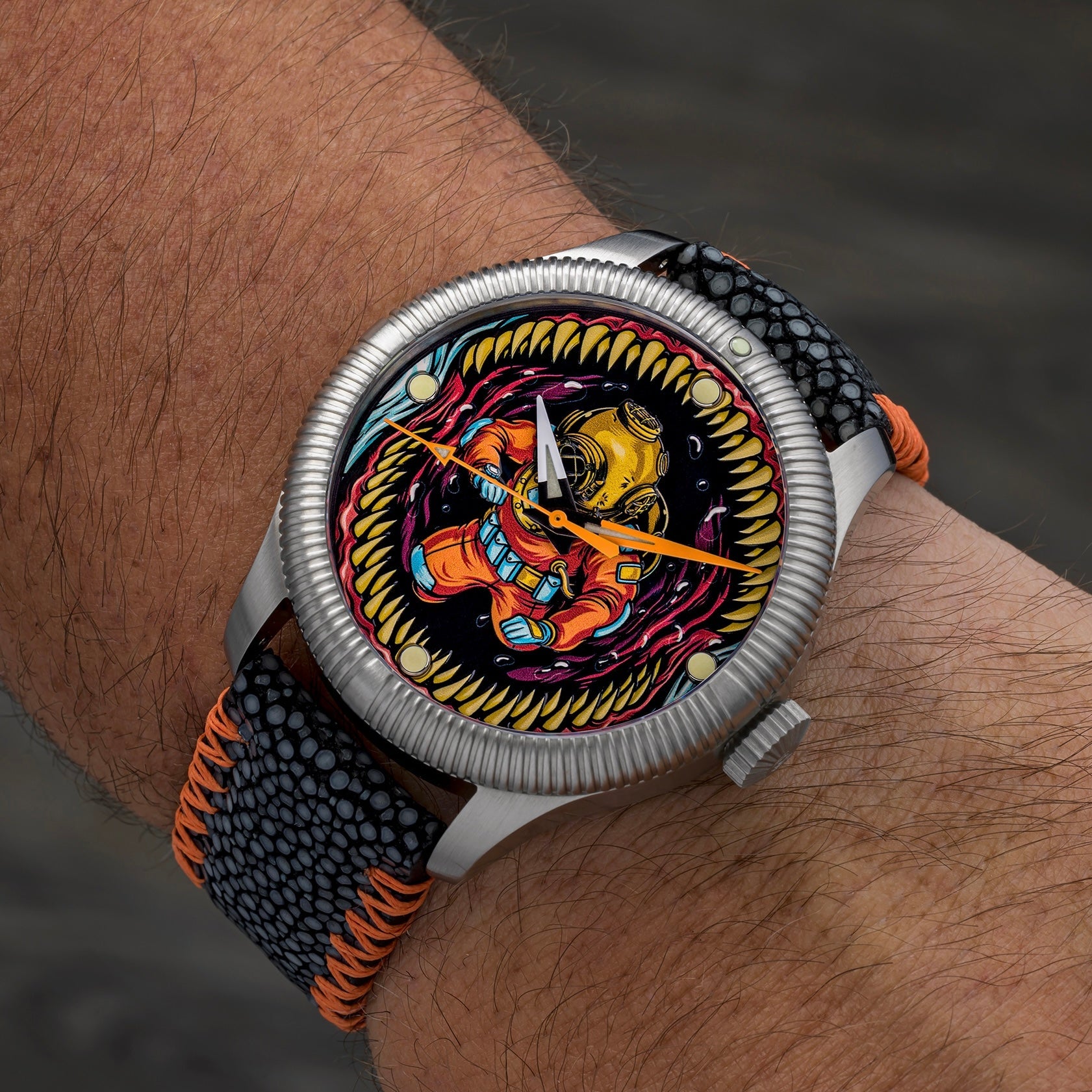 Ceramic-Enamel Dial - The Last Dive