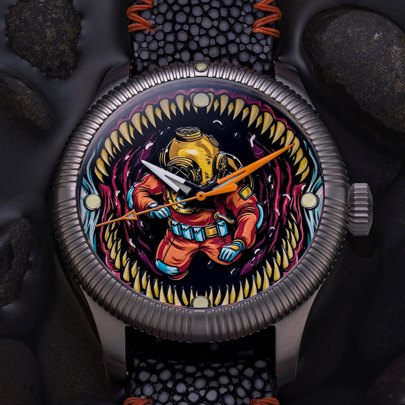 Ocean Crawler - Ceramic - Enamel Dial - The Last Dive - Ocean Crawler Watch Co.