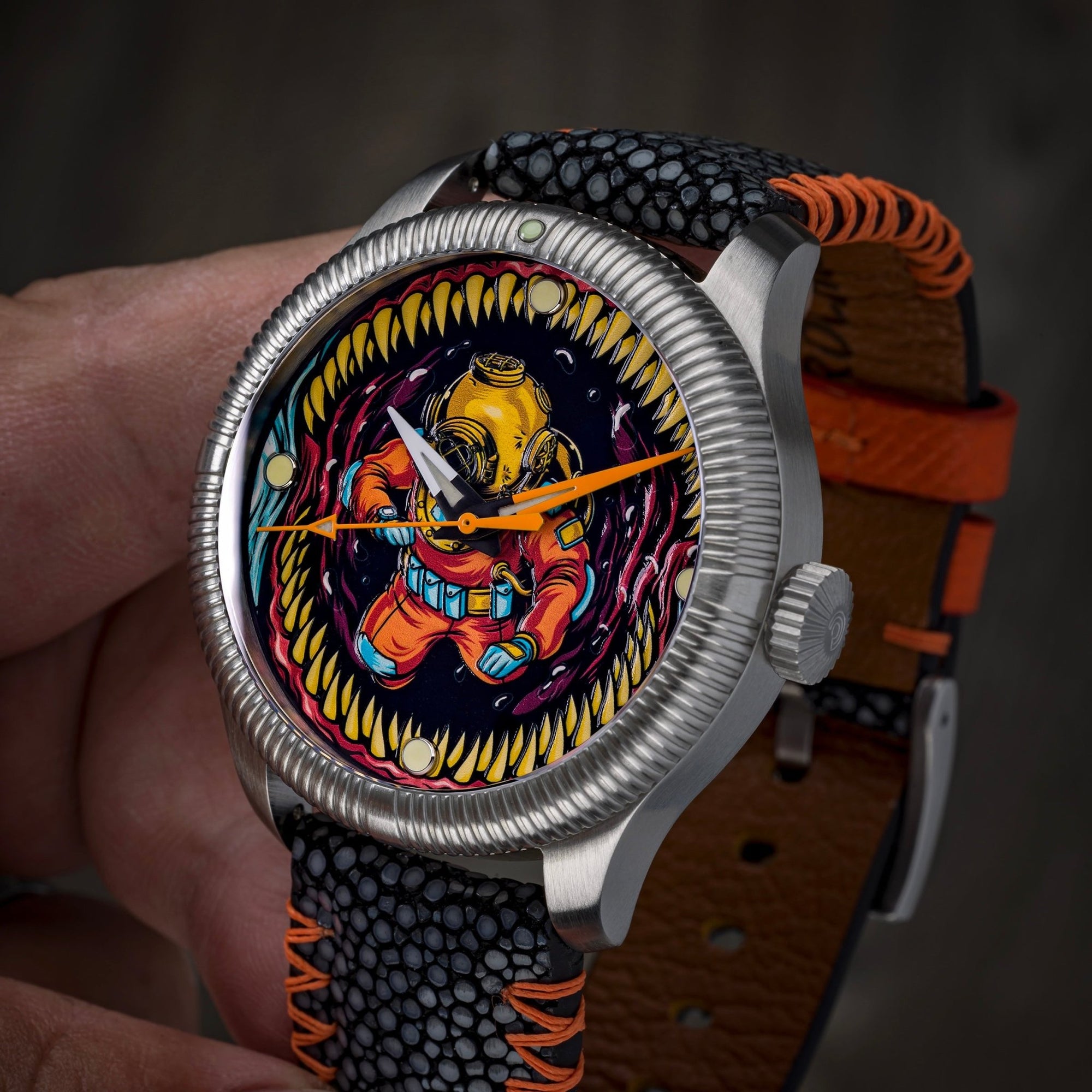 Ceramic-Enamel Dial - The Last Dive