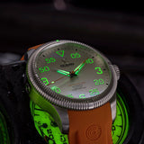 Ocean Crawler Champion Diver - Submarine Silver - Sample - Like New - Ocean Crawler Watch Co.