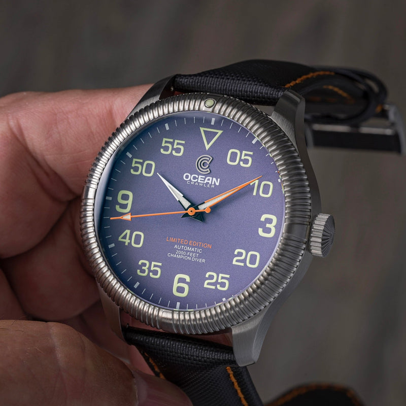 Ocean Crawler Champion LE- Prototype - Purple - Ocean Crawler Watch Co.