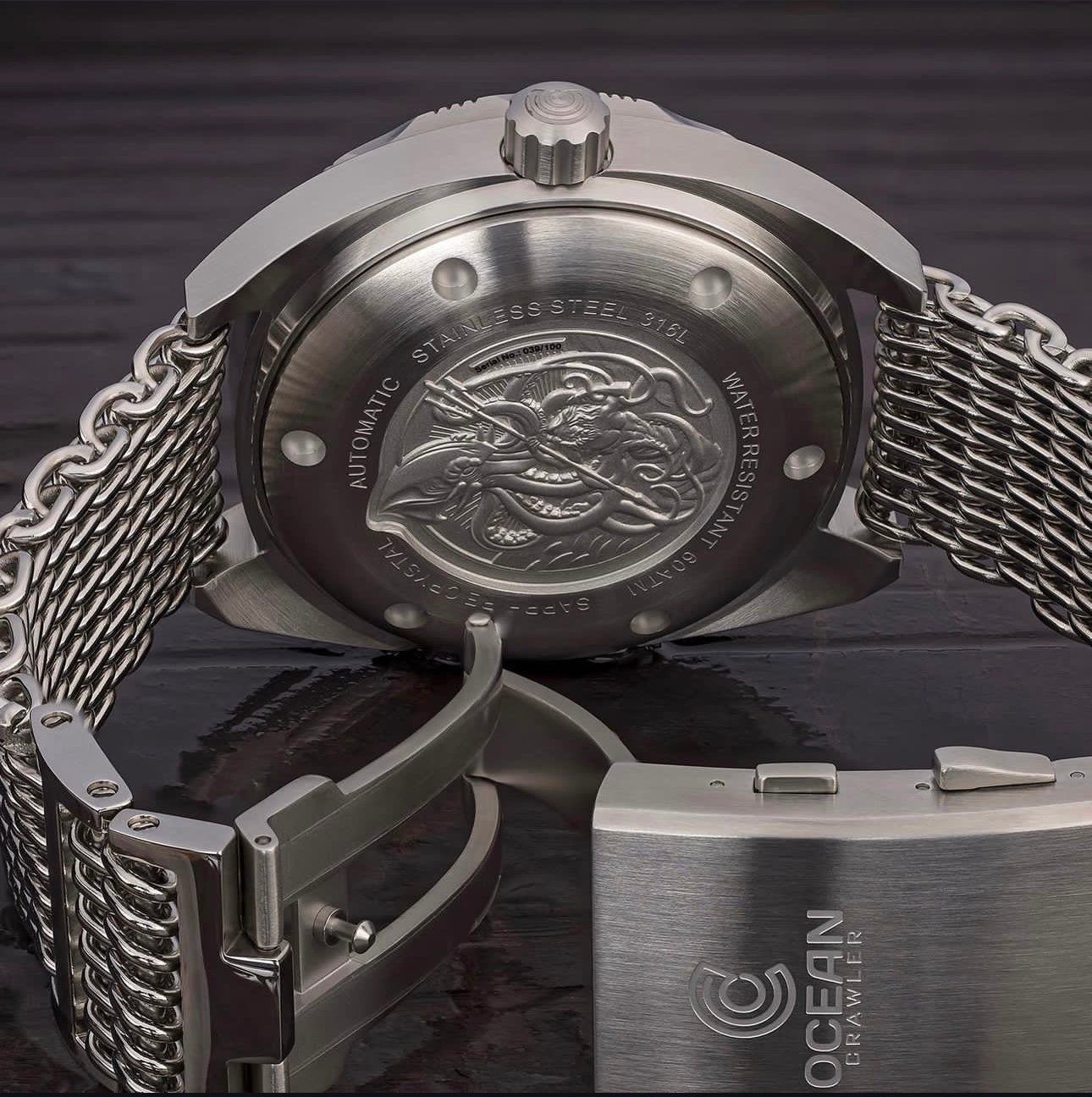 Core Diver - Black Mother of Pearl - Carbon Fiber Bezel – Ocean