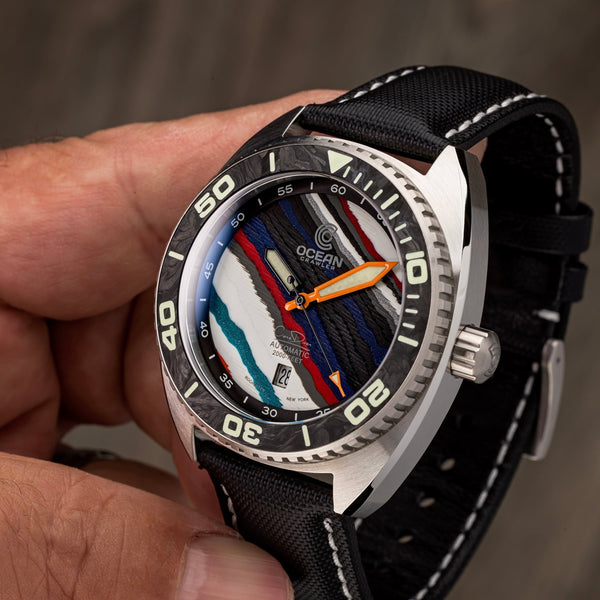Ocean Crawler Core Diver - Fordite - Sample #2 - New - Ocean Crawler Watch Co.