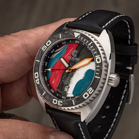 Ocean Crawler Core Diver - Fordite - Sample #3 - New - Ocean Crawler Watch Co.