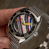 Ocean Crawler Core Diver - Fordite - Unique piece - Cruise Commander - Ocean Crawler Watch Co.