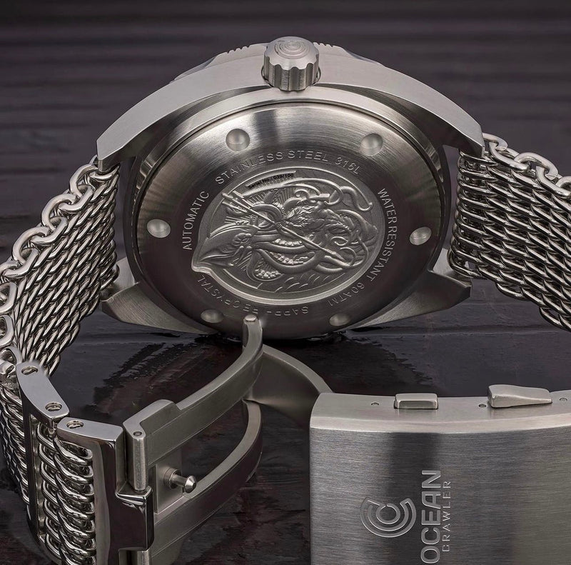 Ocean Crawler Core Diver - Fordite - Unique piece - Rev Star - Ocean Crawler Watch Co.