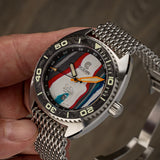 Ocean Crawler Core Diver - Fordite - Unique piece - Turbo Legacy - Ocean Crawler Watch Co.