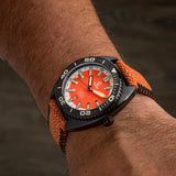 Ocean Crawler Core Diver - Garibaldi LE - 2 Straps included! - Preorder - Ocean Crawler Watch Co.