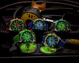 Ocean Crawler Core Diver GMT V3 - Green/Green - Ocean Crawler Watch Co.