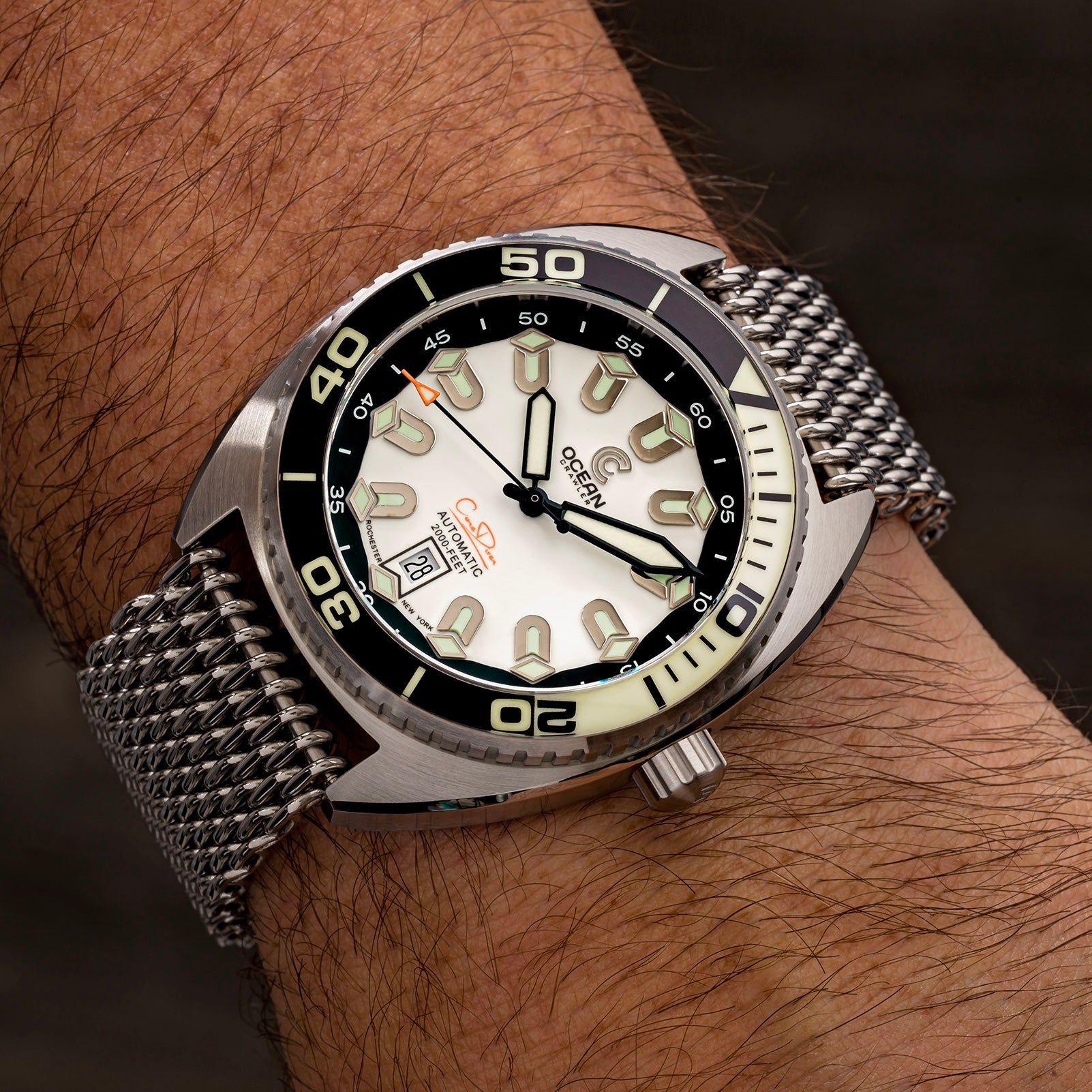 (No 00410-1) SUB CREW 27インチ オリーブ Core Diver - Orca - Preorder – Ocean Crawler Watch Co.