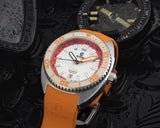 Ocean Crawler Core Diver - Spring Time 2024 - Orange - Ocean Crawler Watch Co.