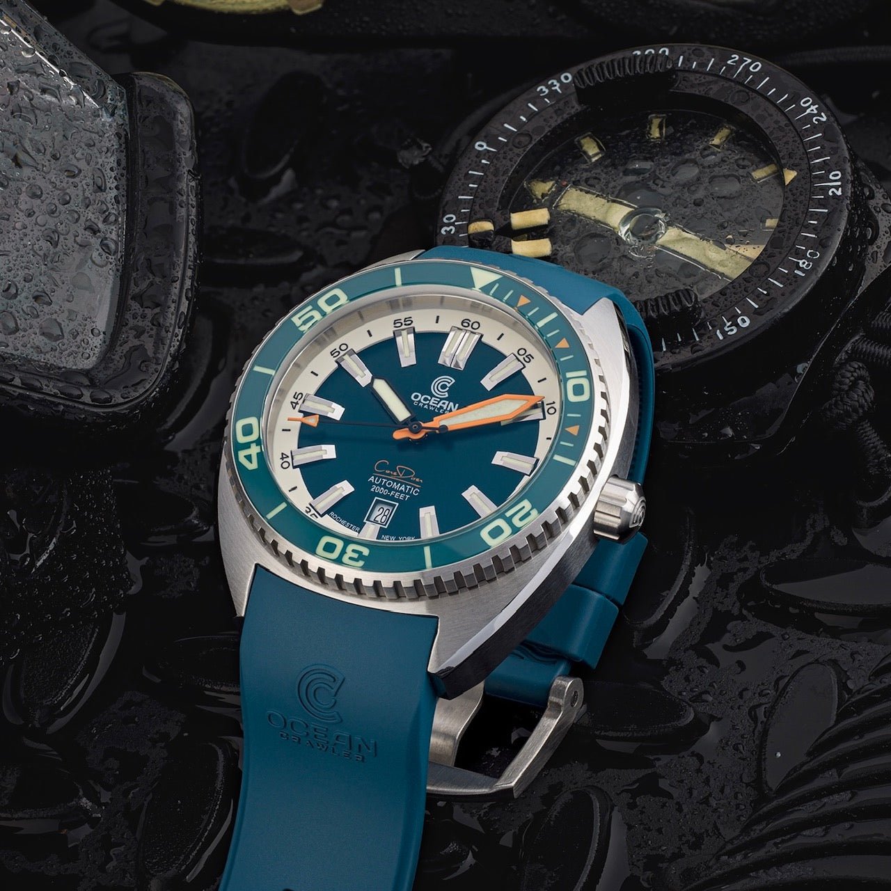 Core Diver - Spring Time - Turtle Blue - 2 Straps Included!