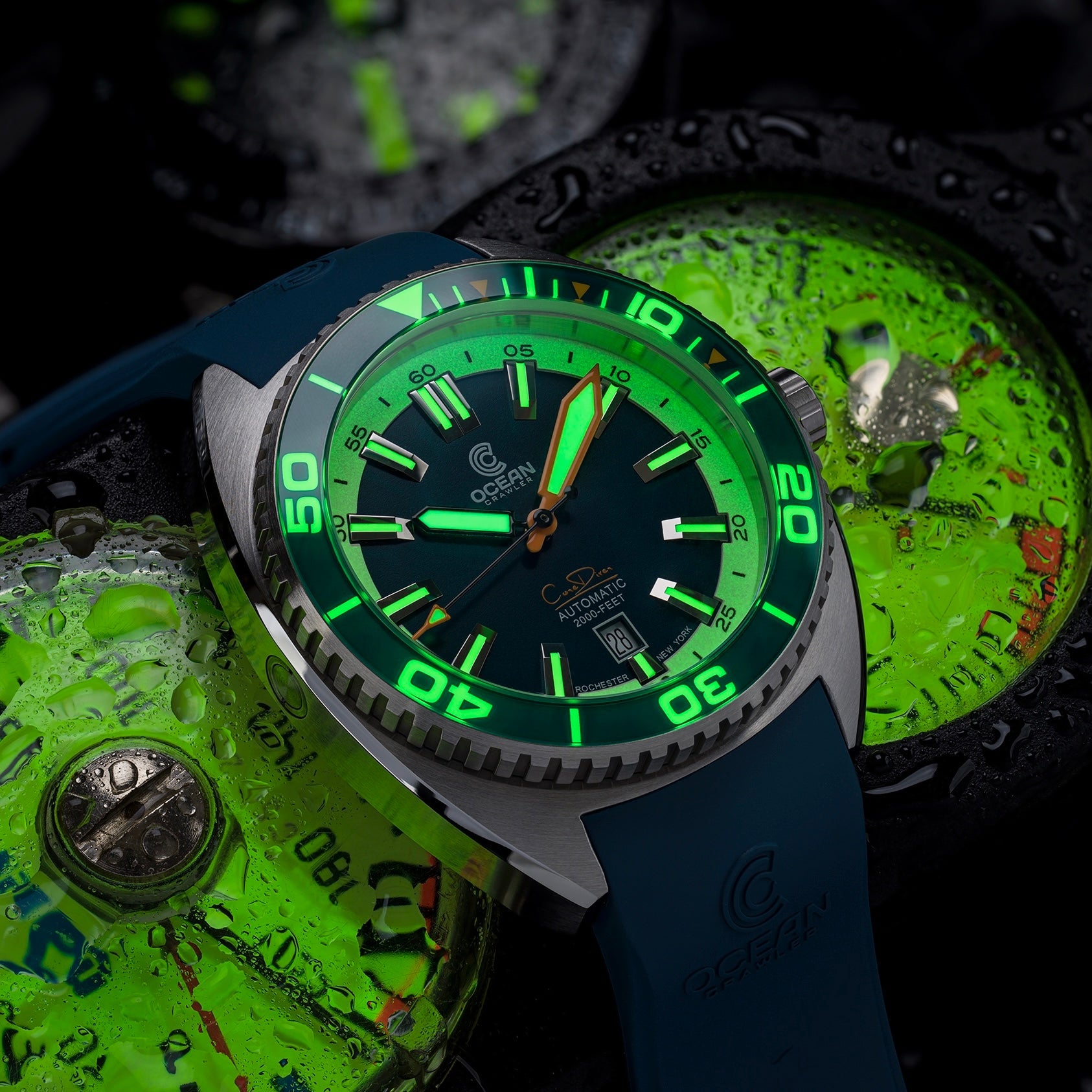 Core Diver - Spring Time - Turtle Blue - 2 Straps Included!