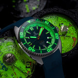 Ocean Crawler Core Diver - Spring Time 2024 - Turtle Blue - Ocean Crawler Watch Co.