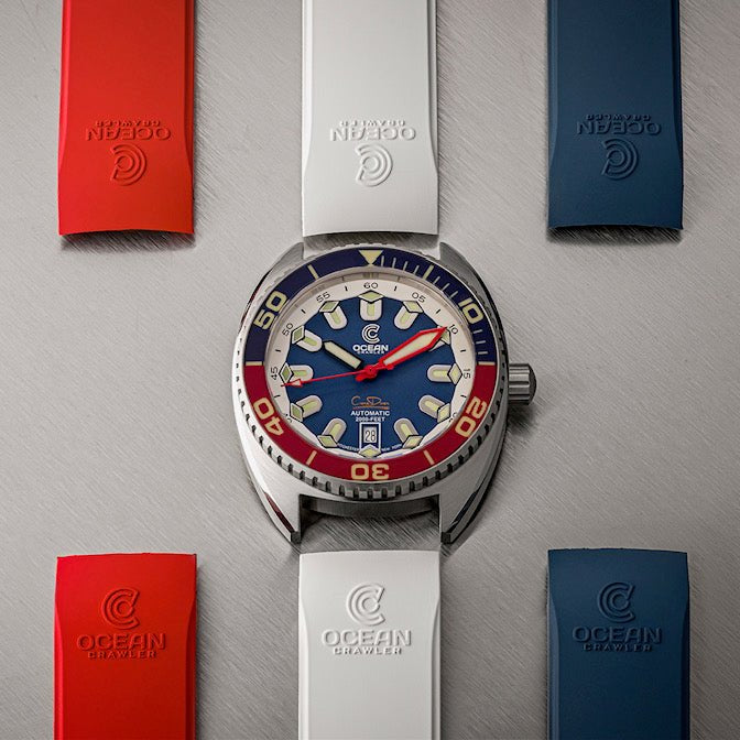 Ocean Crawler Core Diver - The Patriot - Ocean Crawler Watch Co.