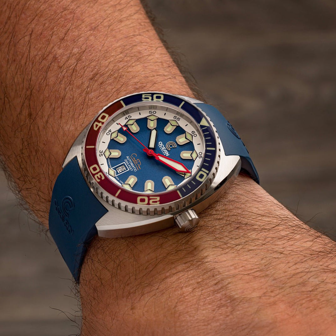 Ocean Crawler Core Diver - The Patriot - Ocean Crawler Watch Co.