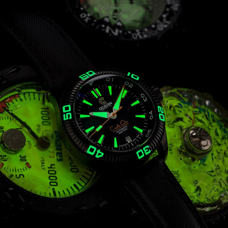Ocean Crawler - Crawler One - Black - DLC - Preorder - Ocean Crawler Watch Co.
