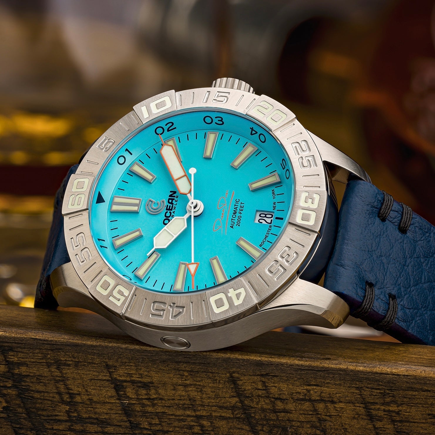 Dream Diver 2025 - Rip Tide Aqua – Ocean Crawler Watch Co.