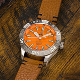 Ocean Crawler Dream Diver 2025 - Orange - Ocean Crawler Watch Co.