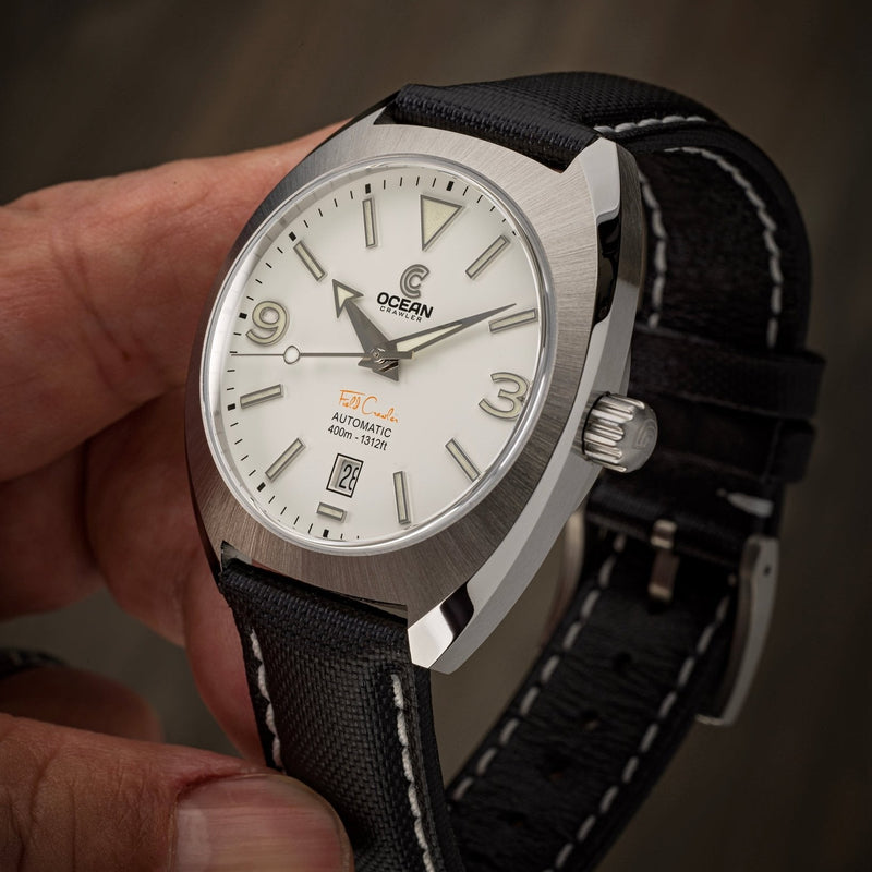Black/White Kevlar Strap
