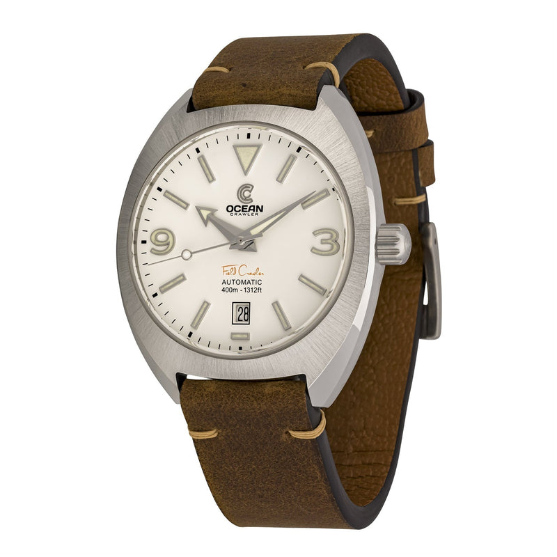 Ocean Crawler - Field Crawler - White - Preorder - Ocean Crawler Watch Co.