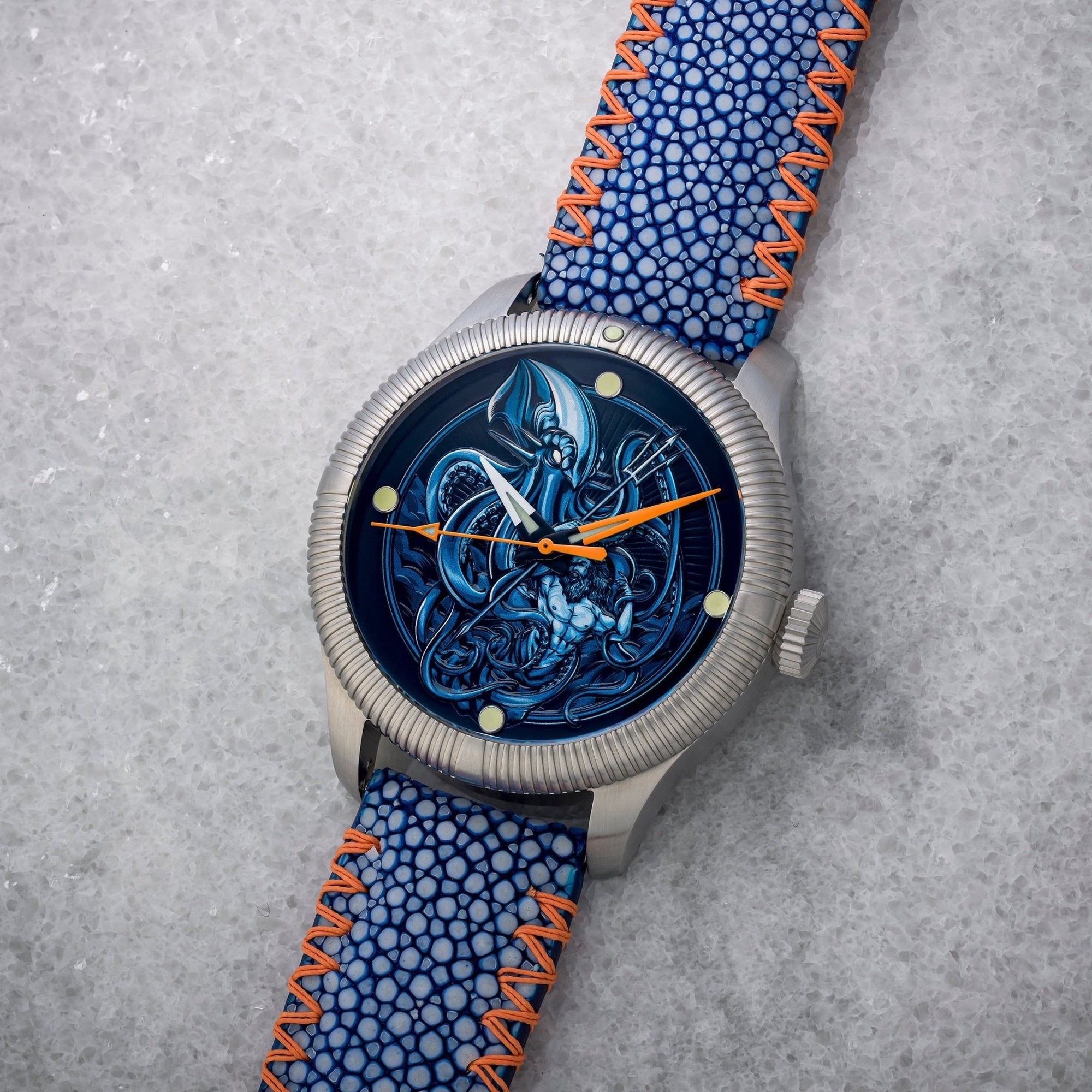Kraken Vs Neptune - Ceramic-Enamel Dial - LE