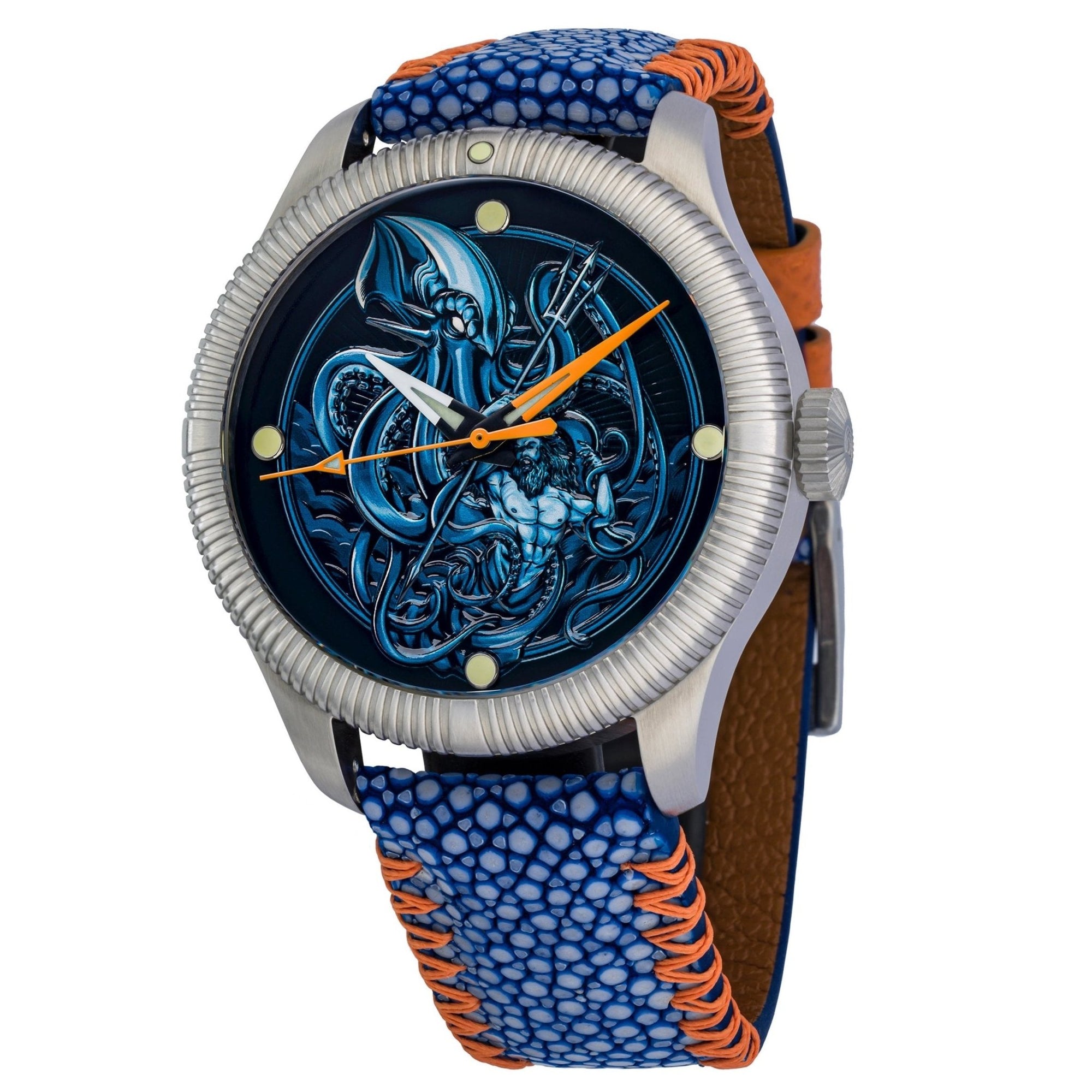 Kraken Vs Neptune - Ceramic-Enamel Dial - LE