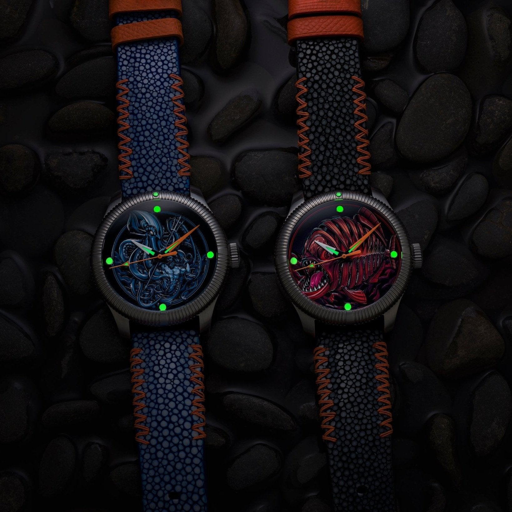 Kraken Vs Neptune - Ceramic-Enamel Dial - LE