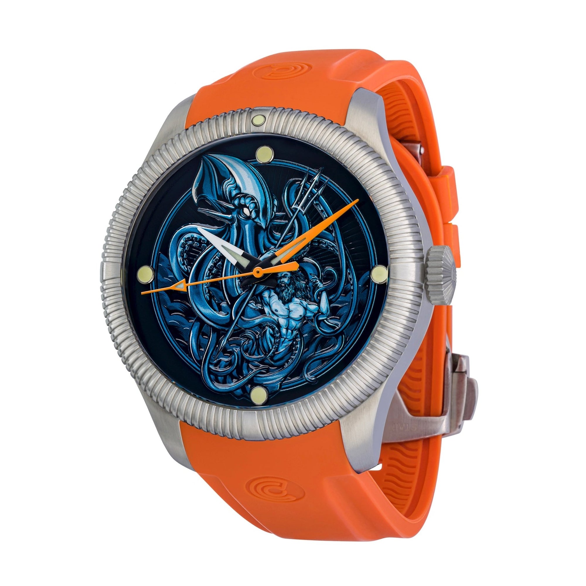 Kraken Vs Neptune - Ceramic-Enamel Dial - LE